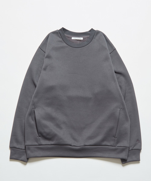 MEN'S MELROSE（メンズメルローズ）の「ハイファンクショナルフリーススプリットラグランスウェット（スウェット・メンズ・チャコールグレー/グレイッシュベージュ/グリーン・4/3）」の15枚目の写真