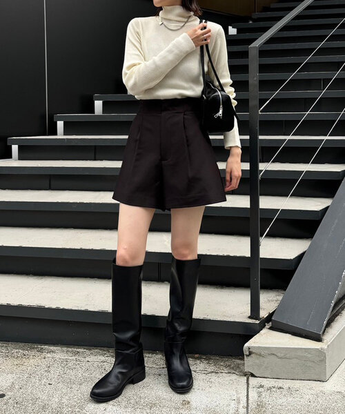 mystic（ミスティック）の「【EC限定カラーORG/６色展開】タートルリブニット（ニット/セーター・レディース・アイボリー/レッド/オレンジ/オフホワイト/ブルー/ブラック・FREE）」の11枚目の写真