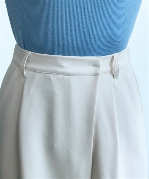 slattgir（スラットジール）の「高身長　ラップワイドパンツ（トールサイズ）Essenave（スラックス・レディース・スミクロ/アイボリー・M/5L/4L/3L/LL/L）」の12枚目の写真