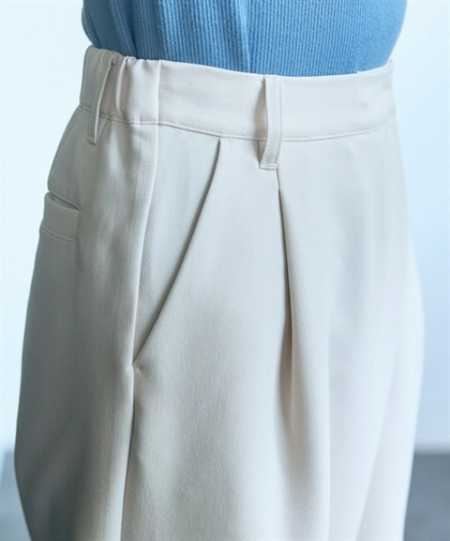 slattgir（スラットジール）の「高身長　ラップワイドパンツ（トールサイズ）Essenave（スラックス・レディース・スミクロ/アイボリー・M/5L/4L/3L/LL/L）」の13枚目の写真