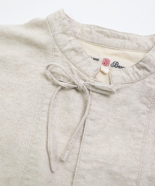 Brocante（ブロカント）の「[Brocante / ブロカント] 綿麻アムンゼンクロス ドーミージャケット（その他アウター・レディース・ベージュ/ブラック・2）」の9枚目の写真