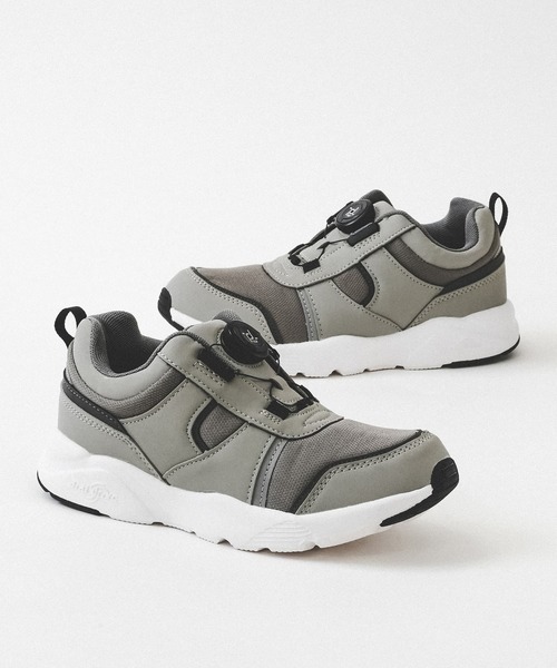 DIAL DRIVE（ダイヤルドライブ）の「【DIAL DRIVE】ダイヤルドライブ DAILY（スニーカー・キッズ・カーキ/ブラック/グレー/ベージュ/ホワイト/ピンク/アイボリー・17cm/18cm/19cm/20cm/21cm/23cm/22cm）」の3枚目の写真