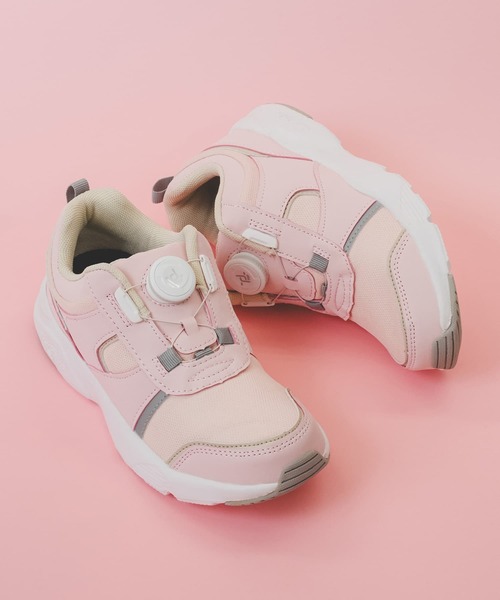 DIAL DRIVE（ダイヤルドライブ）の「【DIAL DRIVE】ダイヤルドライブ DAILY（スニーカー・キッズ・カーキ/ブラック/グレー/ベージュ/ホワイト/ピンク/アイボリー・17cm/18cm/19cm/20cm/21cm/23cm/22cm）」の7枚目の写真