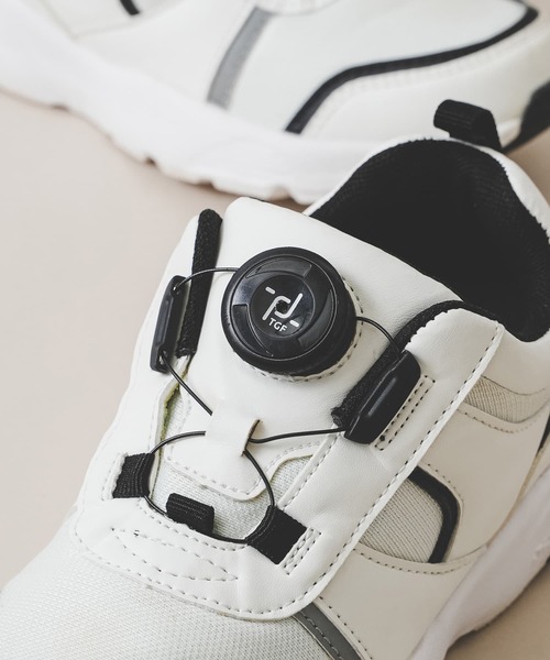 DIAL DRIVE（ダイヤルドライブ）の「【DIAL DRIVE】ダイヤルドライブ DAILY（スニーカー・キッズ・カーキ/ブラック/グレー/ベージュ/ホワイト/ピンク/アイボリー・17cm/18cm/19cm/20cm/21cm/23cm/22cm）」の15枚目の写真