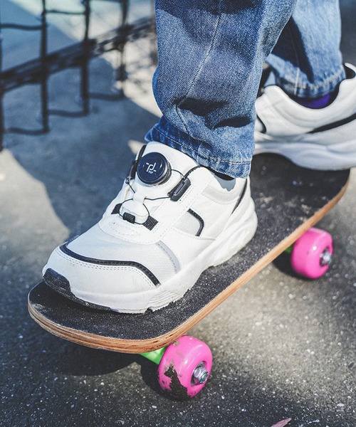 DIAL DRIVE（ダイヤルドライブ）の「【DIAL DRIVE】ダイヤルドライブ DAILY（スニーカー・キッズ・カーキ/ブラック/グレー/ベージュ/ホワイト/ピンク/アイボリー・17cm/18cm/19cm/20cm/21cm/23cm/22cm）」の18枚目の写真