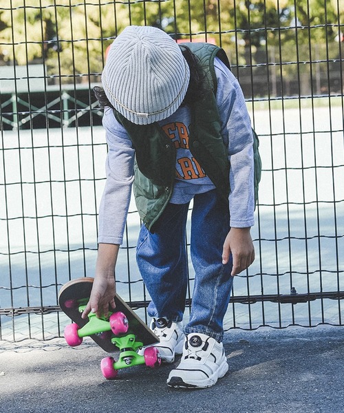 DIAL DRIVE（ダイヤルドライブ）の「【DIAL DRIVE】ダイヤルドライブ DAILY（スニーカー・キッズ・カーキ/ブラック/グレー/ベージュ/ホワイト/ピンク/アイボリー・17cm/18cm/19cm/20cm/21cm/23cm/22cm）」の20枚目の写真