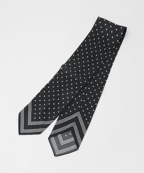 GLR シルク ドット スカーフ（ストール/ショール）｜green label relaxing（グリーンレーベルリラクシング）