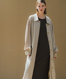 「WHYTO. / ホワイト」 GATHER VOLUME COAT