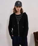 BLAYMORE（ブレイモア）の「【BLAYMORE】Zip Up Hoodie Knit / ダブルジップ フィンガーホール ニットフーディー（ニット/セーター・FREE）」