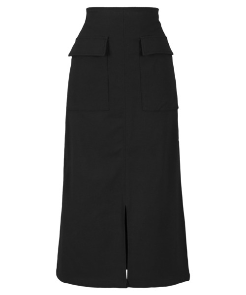 KOBE LETTUCE（コウベレタス）の「[ 裏微起毛 ] 選べるサイズ×丈 走れるストレッチカーゴ風スカート（スカート・レディース・アイボリー系/ブラック/モカ/カーキ・M/L/M1/L1）」の22枚目の写真