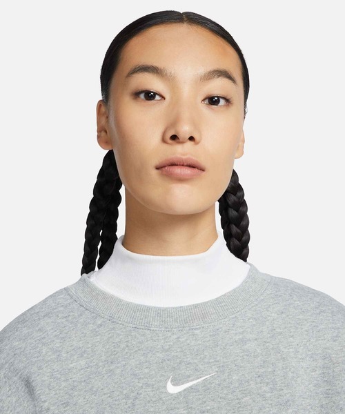 NIKE(ナイキ)の「《セットアップ対応商品》ナイキ スポーツウェア フェニックス フリース ウィメンズ オーバーサイズド クルーネック スウェットシャツ / Nike Sportswear Phoenix Fleece Women's Oversized Crewneck Sweatshirt DQ5734-063 Dark Grey Heather(スウェット・レディース・グレー系その他・M/L/2XL/XL/XS/S)」の9枚目の写真