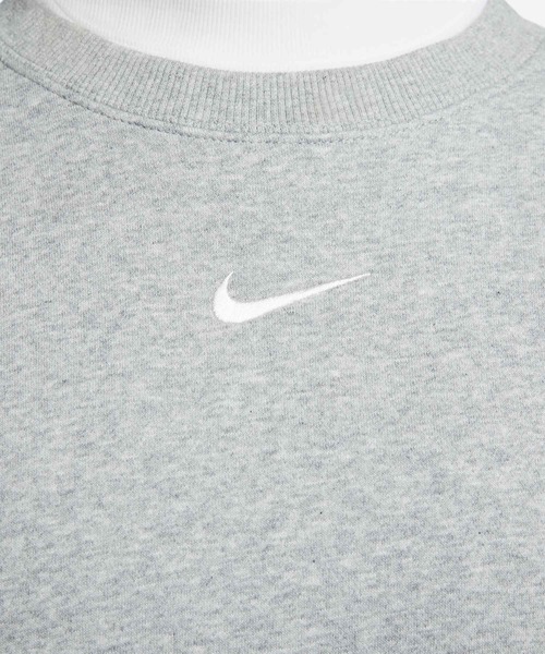 NIKE(ナイキ)の「《セットアップ対応商品》ナイキ スポーツウェア フェニックス フリース ウィメンズ オーバーサイズド クルーネック スウェットシャツ / Nike Sportswear Phoenix Fleece Women's Oversized Crewneck Sweatshirt DQ5734-063 Dark Grey Heather(スウェット・レディース・グレー系その他・M/L/2XL/XL/XS/S)」の10枚目の写真
