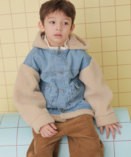 人気】LEPSIM ボアコンビデニムジャケット フリーサイズ 完売品