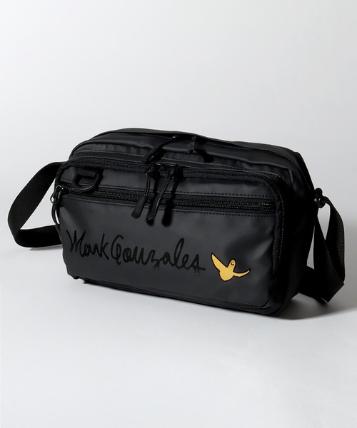 Mark Gonzales（マーク・ゴンザレス）の「【Mark Gonzales/マーク ゴンザレス】アートワークコレクション ヨコ型ミニショルダー(容量：約3L）（ショルダーバッグ・メンズ・ブラック/ブラック系その他・FREE）」の8枚目の写真