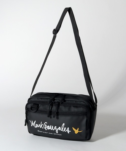 Mark Gonzales（マーク・ゴンザレス）の「【Mark Gonzales/マーク ゴンザレス】アートワークコレクション ヨコ型ミニショルダー(容量：約3L）（ショルダーバッグ・メンズ・ブラック/ブラック系その他・FREE）」の10枚目の写真