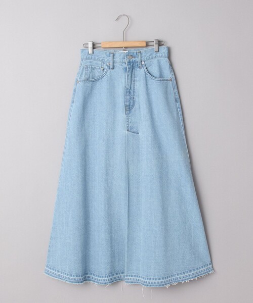coen(コーエン)の「デニムフレアロングスカート(デニムスカート・レディース・ライトブルー/コバルトブルー・M/L)」の13枚目の写真