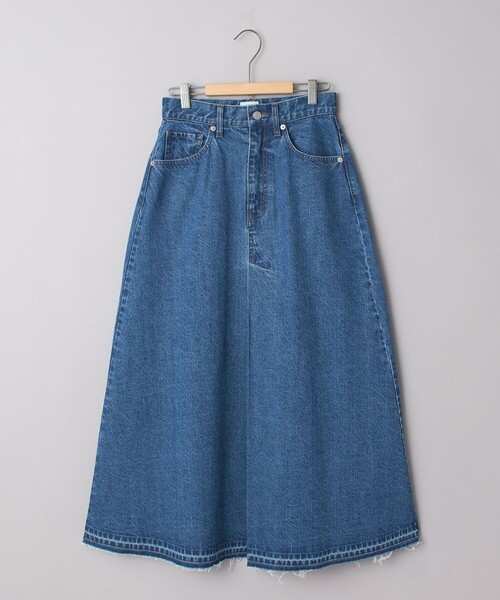 coen(コーエン)の「デニムフレアロングスカート(デニムスカート・レディース・ライトブルー/コバルトブルー・M/L)」の22枚目の写真