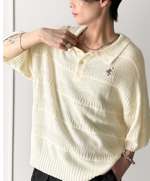セール】一枚で大人のラフスタイルが決まる。ワンポイント刺繍
