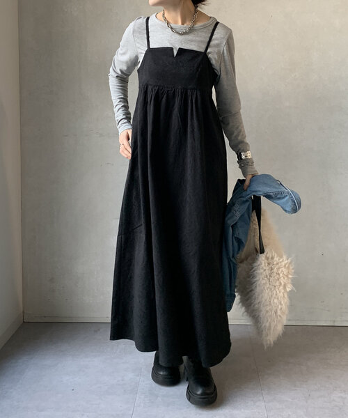 【セール】【WEB限定】ペイズリービスチェワンピース（ワンピース）｜DouDou（ドゥドゥ）