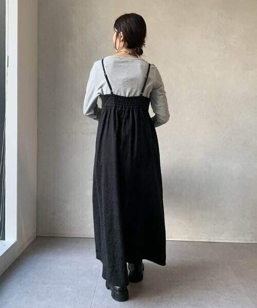 【セール】【WEB限定】ペイズリービスチェワンピース（ワンピース）｜DouDou（ドゥドゥ）