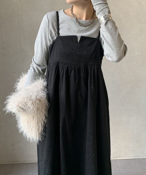 【セール】【WEB限定】ペイズリービスチェワンピース（ワンピース）｜DouDou（ドゥドゥ）
