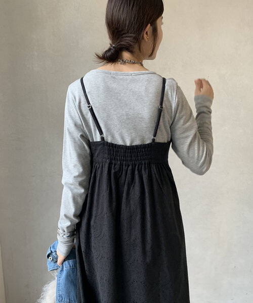 【セール】【WEB限定】ペイズリービスチェワンピース（ワンピース）｜DouDou（ドゥドゥ）