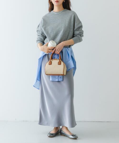 RODE SKO（ロデスコ）の「ラウンドミニボストンバッグ（ボストンバッグ・レディース・ベージュ/キャメル・ONE）」の7枚目の写真