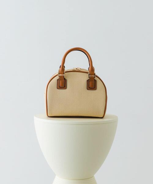 RODE SKO（ロデスコ）の「ラウンドミニボストンバッグ（ボストンバッグ・レディース・ベージュ/キャメル・ONE）」の10枚目の写真
