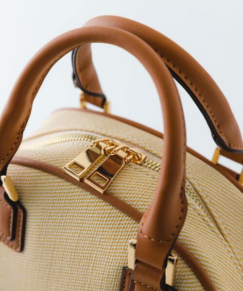 RODE SKO（ロデスコ）の「ラウンドミニボストンバッグ（ボストンバッグ・レディース・ベージュ/キャメル・ONE）」の12枚目の写真