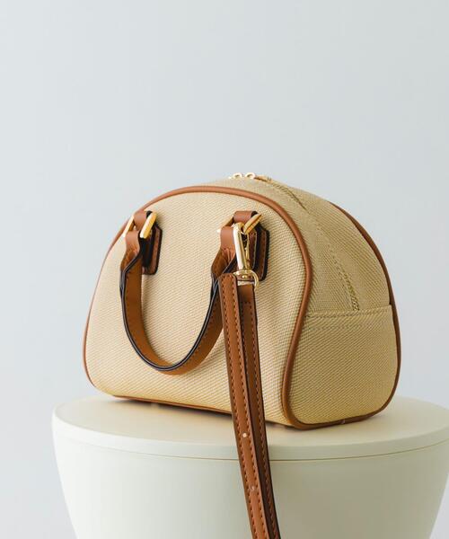 RODE SKO（ロデスコ）の「ラウンドミニボストンバッグ（ボストンバッグ・レディース・ベージュ/キャメル・ONE）」の13枚目の写真