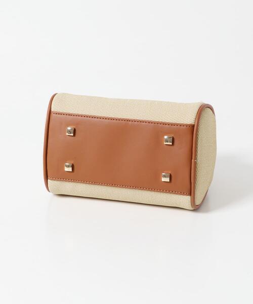 RODE SKO（ロデスコ）の「ラウンドミニボストンバッグ（ボストンバッグ・レディース・ベージュ/キャメル・ONE）」の21枚目の写真
