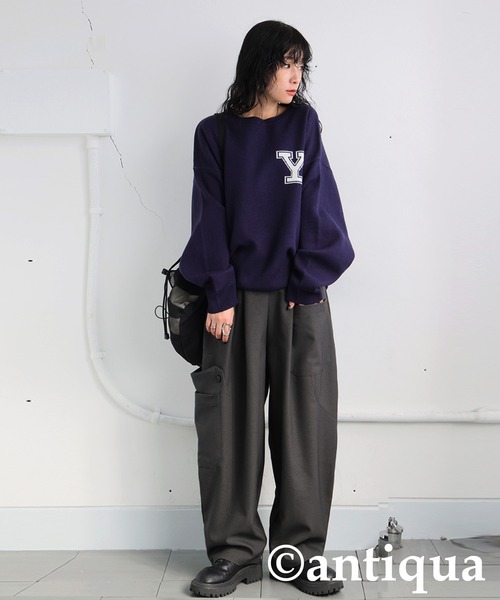 antiqua(アンティカ)の「ポケットデザインパンツ(その他パンツ・レディース・ブラック/カーキ/グレー・MEDIUM/LARGE)」の16枚目の写真