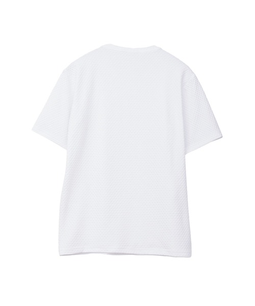 HIGH STREET(ハイストリート)の「HIGH STREET∴RIPAトライアングルモノグラムクルーネック半袖カットソー(Tシャツ/カットソー・メンズ・ブラック/ホワイト・L/LL/M)」の5枚目の写真