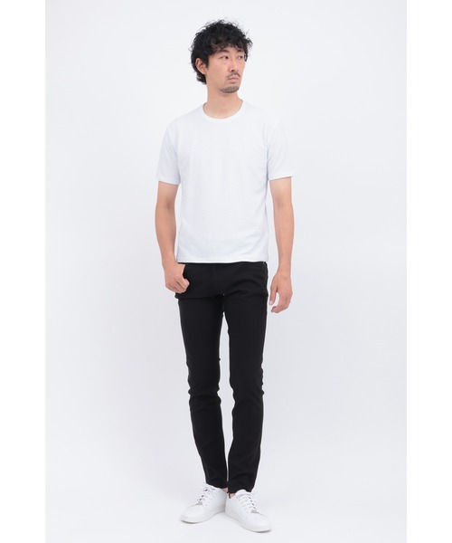 HIGH STREET(ハイストリート)の「HIGH STREET∴RIPAトライアングルモノグラムクルーネック半袖カットソー(Tシャツ/カットソー・メンズ・ブラック/ホワイト・L/LL/M)」の16枚目の写真
