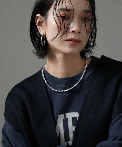 SALON adam et rope'（サロン アダム エ ロペ）の「【ERICKA NICOLAS BEGAY】ナバホパールネックレス5mm/45cm（ネックレス・レディース・シルバー・FREE）」の14枚目の写真