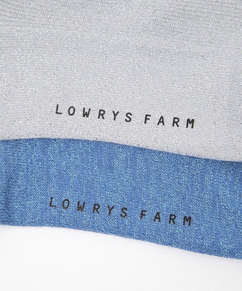 LOWRYS FARM（ローリーズファーム）の「ラメソックス 287401（ソックス/靴下・レディース・ブルー/グレー/ブラック・FREE）」の9枚目の写真