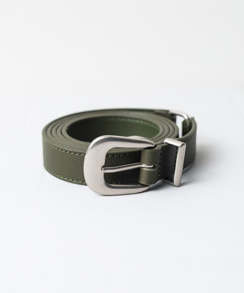 SUPERTHANKS（スーパーサンクス）の「■SUPER THANKS■Long Narrow Belt（ベルト・レディース・ブラック/ホワイト/ブラウン/ゴールド/ブラック×グレー/グレー/オリーブ・FREE）」の7枚目の写真