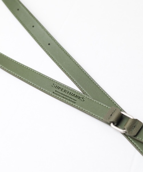 SUPERTHANKS（スーパーサンクス）の「■SUPER THANKS■Long Narrow Belt（ベルト・レディース・ブラック/ホワイト/ブラウン/ゴールド/ブラック×グレー/グレー/オリーブ・FREE）」の20枚目の写真