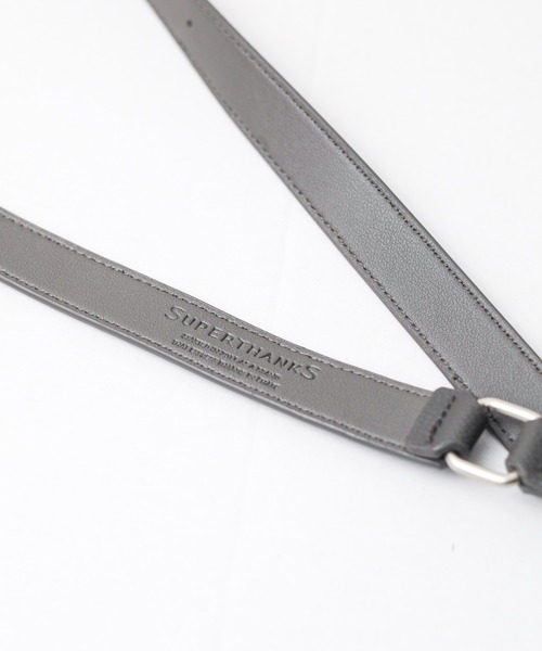 SUPERTHANKS（スーパーサンクス）の「■SUPER THANKS■Long Narrow Belt（ベルト・レディース・ブラック/ホワイト/ブラウン/ゴールド/ブラック×グレー/グレー/オリーブ・FREE）」の18枚目の写真