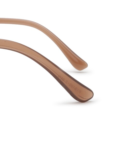 SHOO・LA・RUE（シューラルー）の「【ブルーライトカット】サーモントフレームメガネ（サングラス・レディース・ブラック/ブラウン系・00）」の5枚目の写真