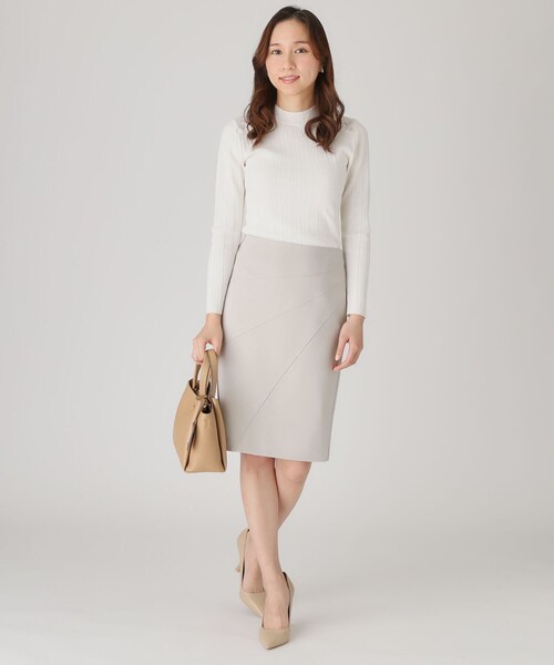 COUP DE CHANCE（クードシャンス）の「【洗える】レースニットトップス（ニット/セーター・レディース・ピンク/ホワイト/ブラック/グリーン系・34/38）」の7枚目の写真