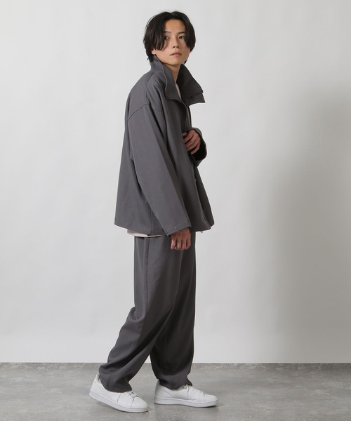 LAKOLE（ラコレ）の「【セットアップ可】ツイルスタンドブルゾン / 284451（ブルゾン・メンズ・ブラック/グレー/キャメル・MEDIUM/LARGE）」の6枚目の写真