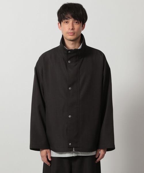 LAKOLE（ラコレ）の「【セットアップ可】ツイルスタンドブルゾン / 284451（ブルゾン・メンズ・ブラック/グレー/キャメル・MEDIUM/LARGE）」の13枚目の写真