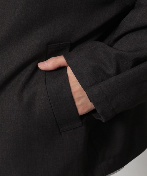 LAKOLE（ラコレ）の「【セットアップ可】ツイルスタンドブルゾン / 284451（ブルゾン・メンズ・ブラック/グレー/キャメル・MEDIUM/LARGE）」の20枚目の写真