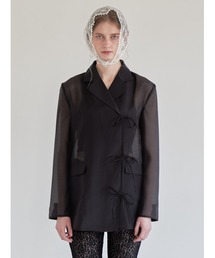 etre loin（エトルワン）の「Ribbon sheer jacket（テーラードジャケット）」