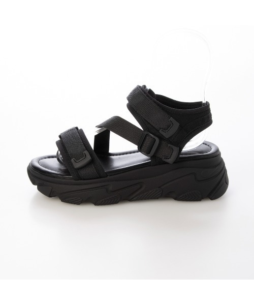 noyau（ノヤウ）の「トリプルベルクロ厚底スポーツサンダル（サンダル・レディース・ホワイト/ブラック/ベージュ・LL/S/M/L）」の21枚目の写真