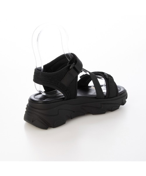 noyau（ノヤウ）の「トリプルベルクロ厚底スポーツサンダル（サンダル・レディース・ホワイト/ブラック/ベージュ・LL/S/M/L）」の22枚目の写真