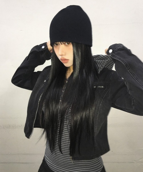 anyonemore（エニワンモア）の「[MADE] ラットスナップフードボタンTシャツ（パーカー・レディース・ホワイト/ストライプ・FREE）」の16枚目の写真