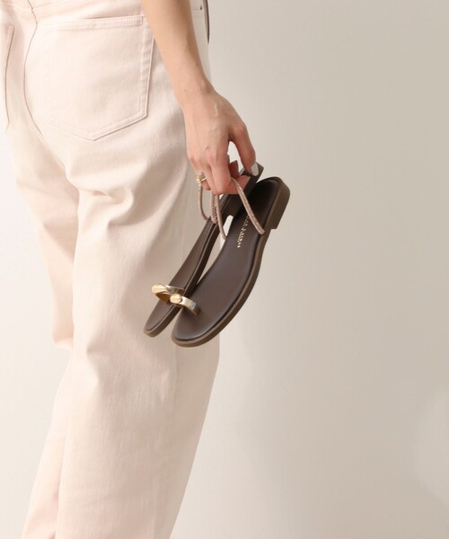 NICOLAS LAINAS（ニコラスライナス）の「【NICOLAS LAINAS/ニコラス ライナス】 メタリックフィンガーフックサンダル【NOLLEY'S mgr. 松葉☆別注アイテム】（サンダル・レディース・ゴールド/ダークブラウン/シルバー・36/37/38）」の11枚目の写真