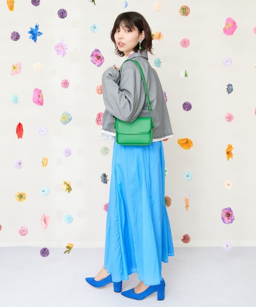 JETSET SOLO PLUS (ジェットセットソロプラス)の「【JETSET SOLO PLUS】TRツイルバイカラーヘムクロップドジャケット(その他アウター・レディース・キャメル/ライトグレー・FREE)」の9枚目の写真